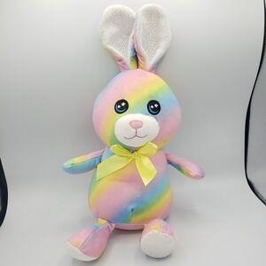Hugfun Rainbow Rabbit Plush 17"